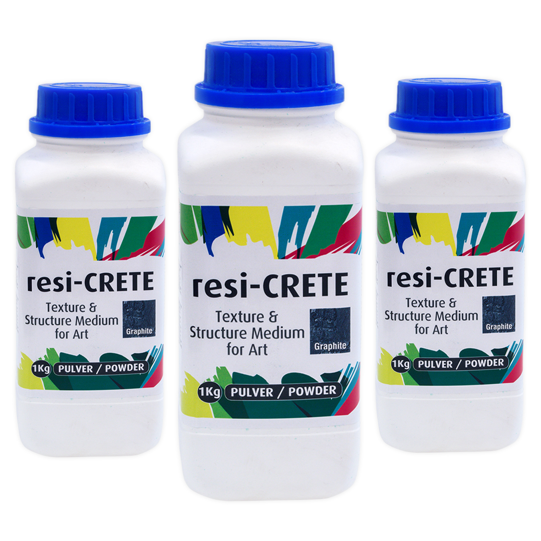 resi-CRETE Textur- und Strukturmedium in 17 Farben