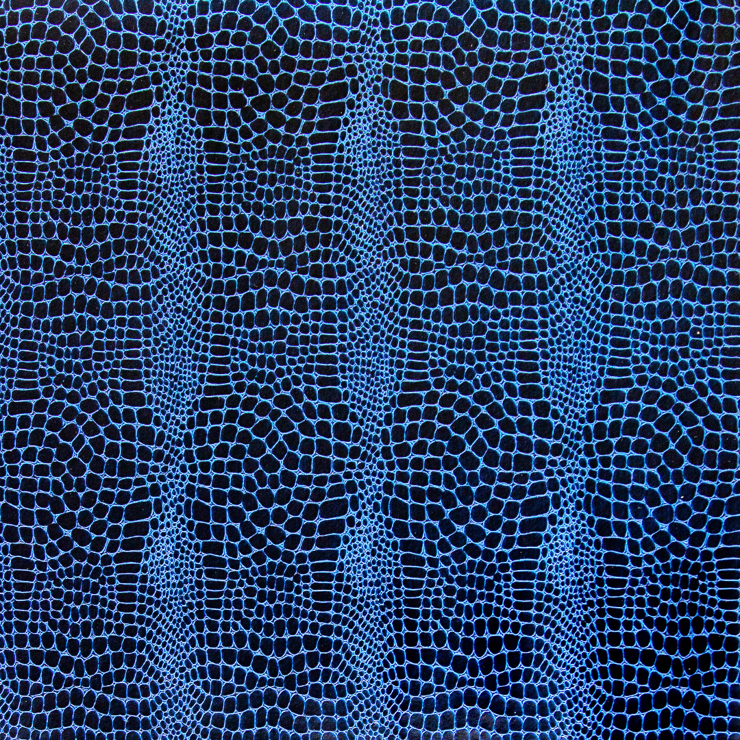 Prägepapier Croco Black Blue 787x500 mm