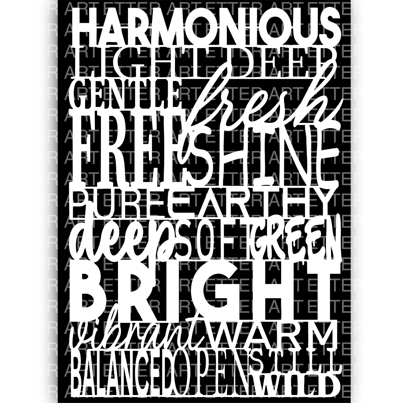 NATURAL SOULWORDS 5 (EN) - 42,0 x 59,4 cm