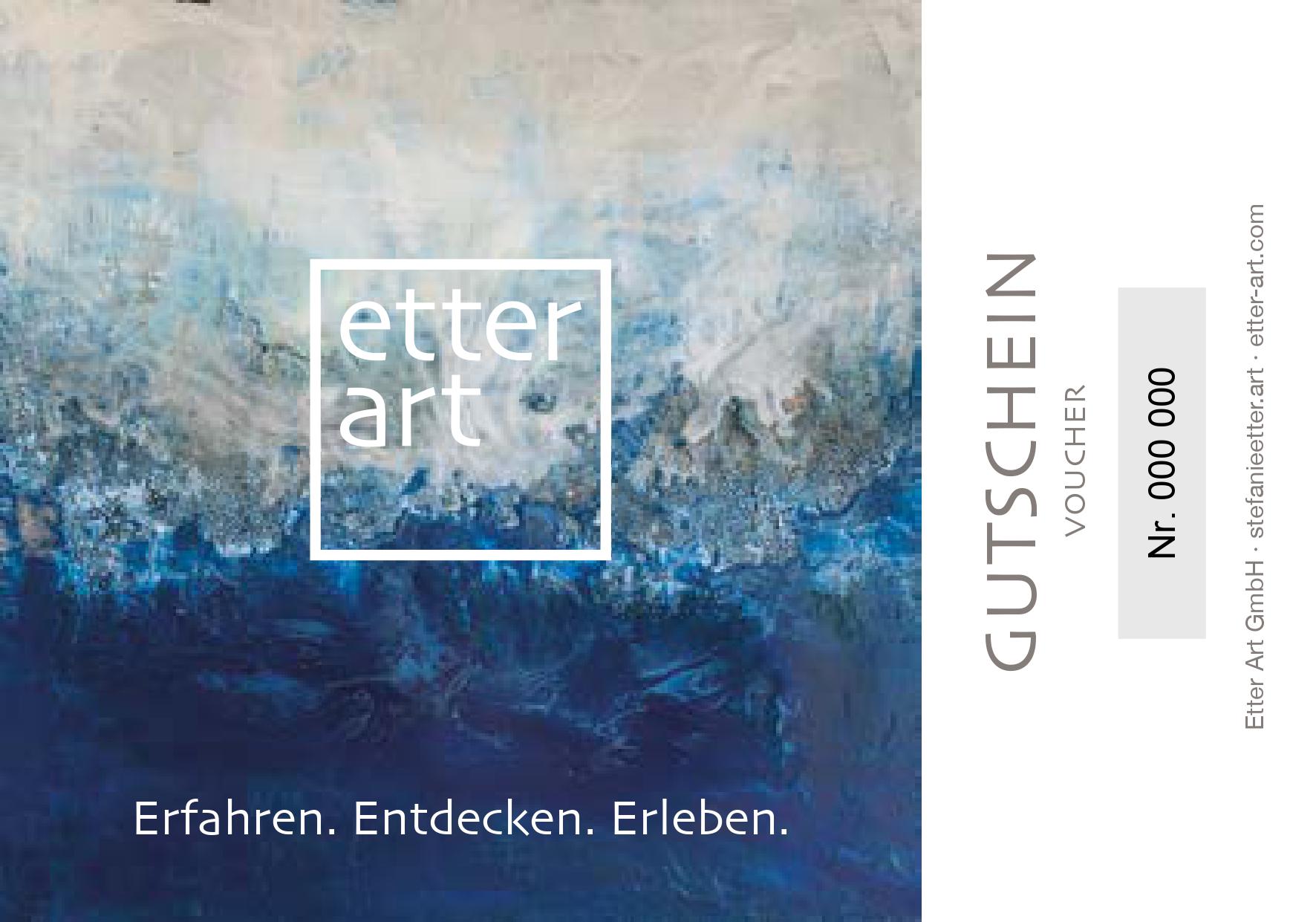 Etter Art Gutschein Virtuell 100 €-Blue