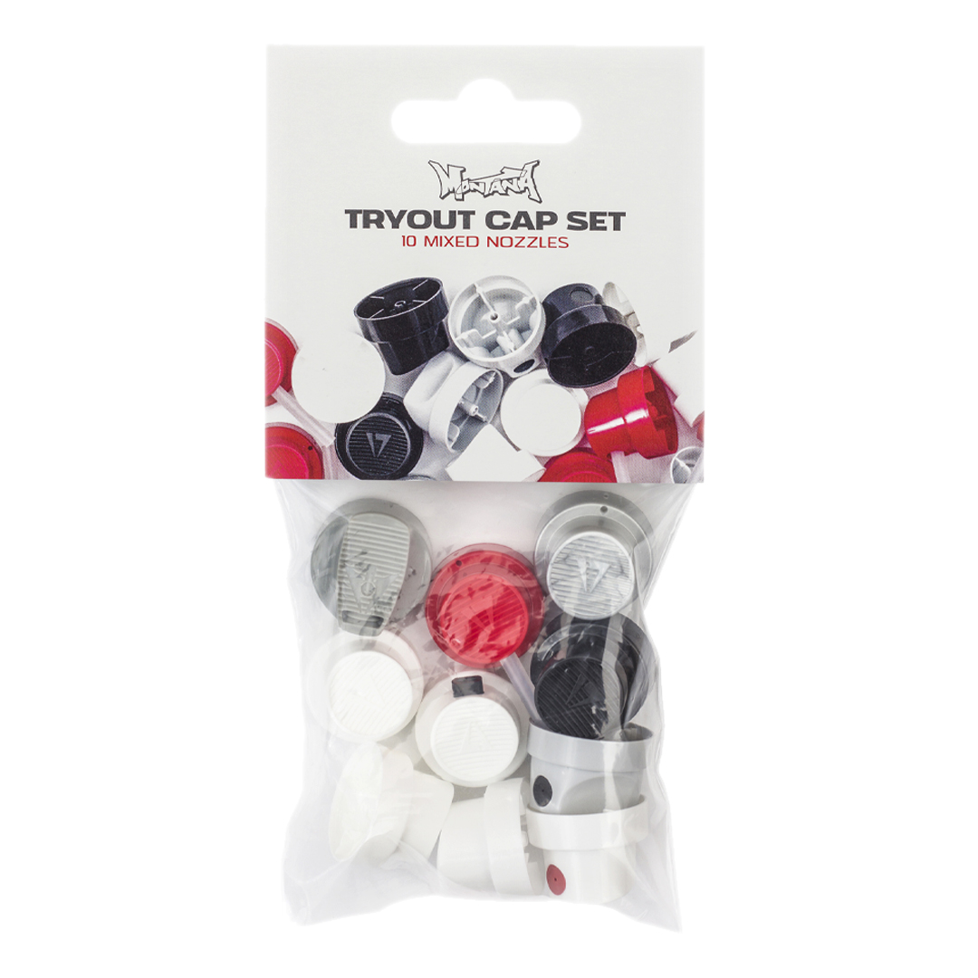 Montana TRYOUT CAP SET Sprühköpfe - Set 10 Stück