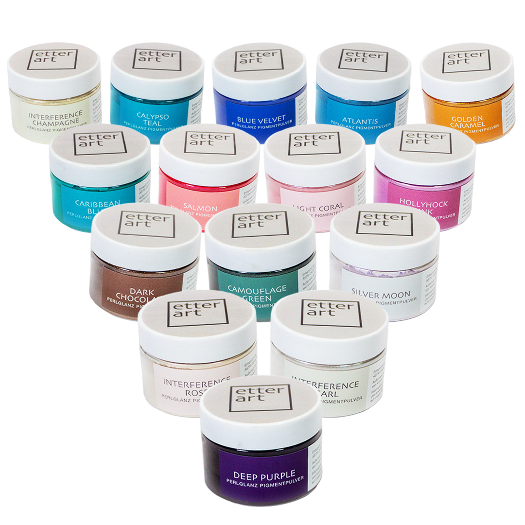 Perlglanz Pigmentpulver in 34 Farben 50g