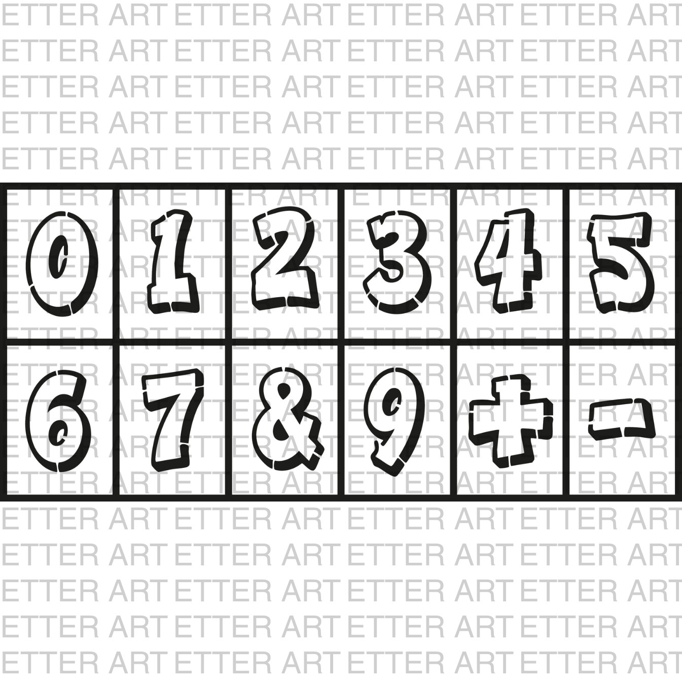 NUMBER SET STREET STYLE