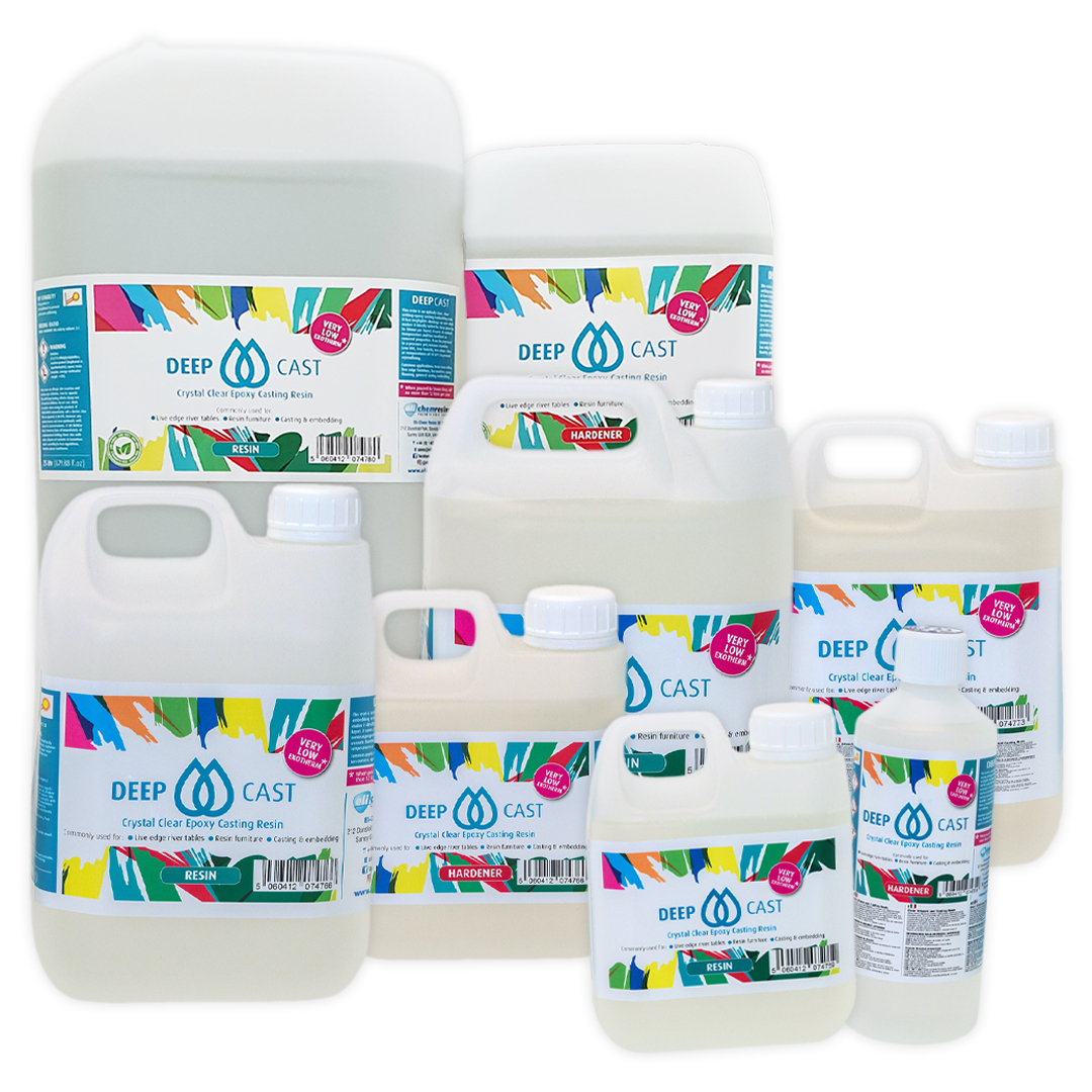 DEEPCAST Clear Casting Resin (CER) - Set in 5 Größen