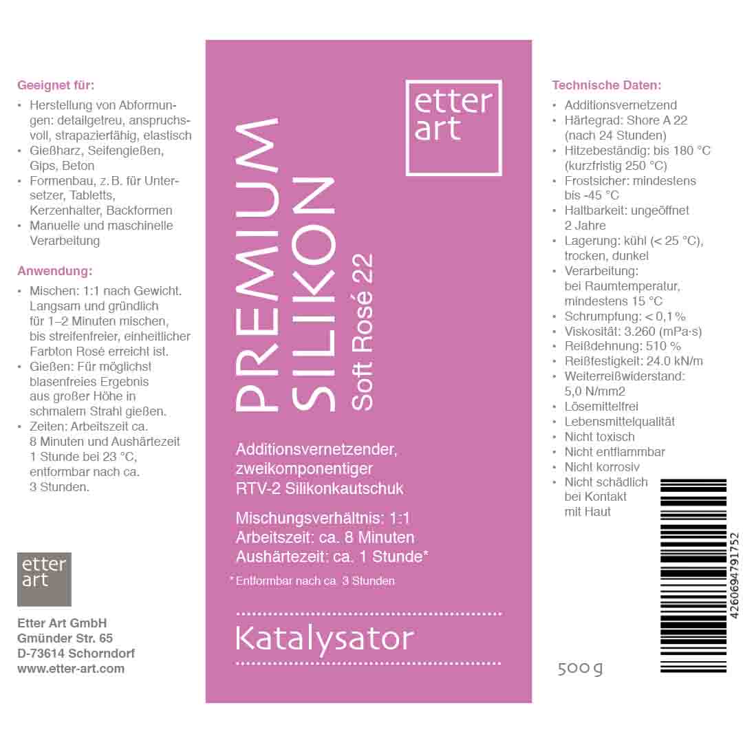 Etter Art PREMIUM SILIKON SOFT ROSÉ 22 - Set 1 kg