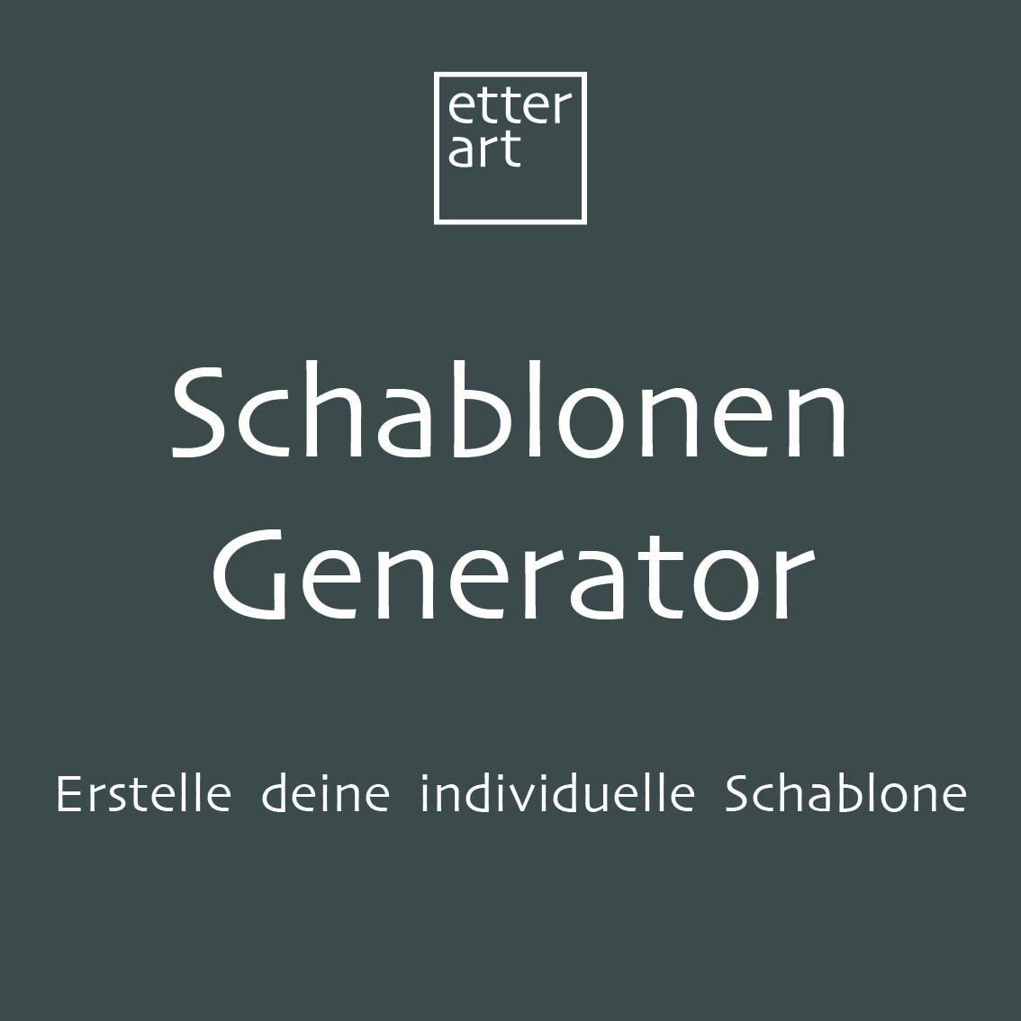 Schablonen Generator - Individuelle Schablone