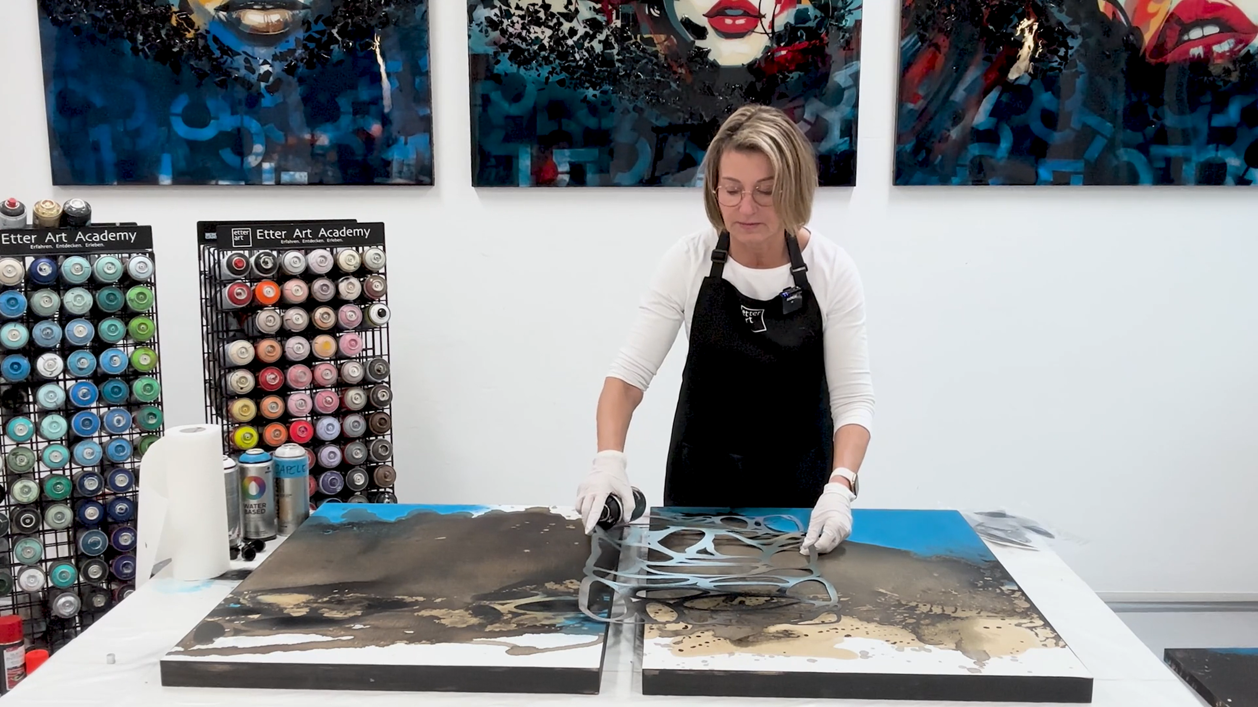 „How to Stencil Art“: Technik-Onlinekurs für Kunst mit Schablonen