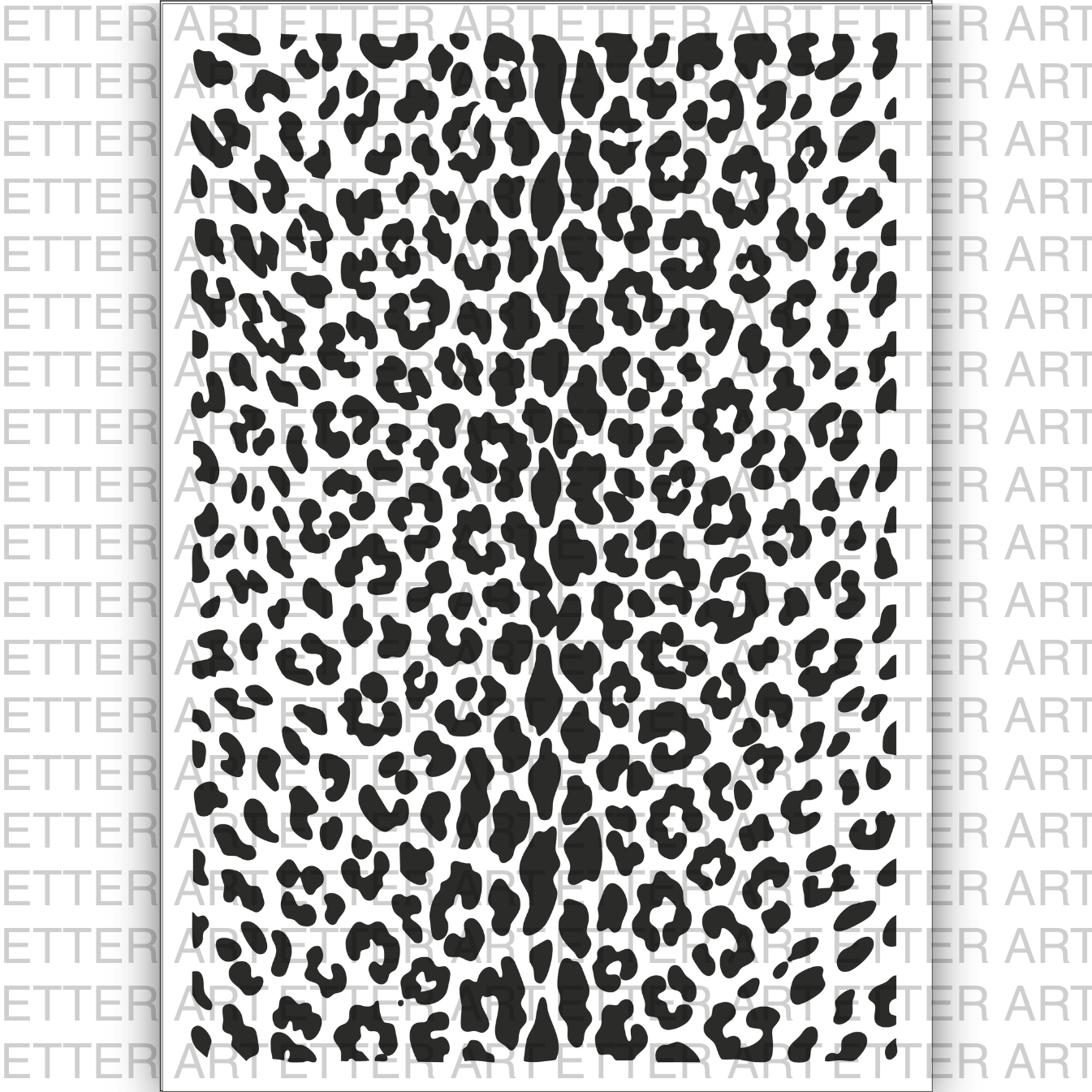 LEOPARD PATTERN - 29,7 x 42,0 cm