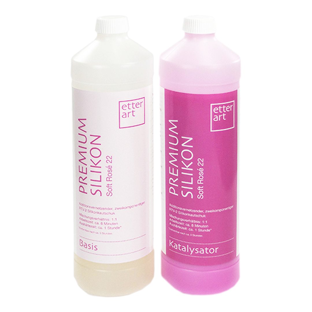 Etter Art PREMIUM SILIKON SOFT ROSÉ 22 in 4 Größen