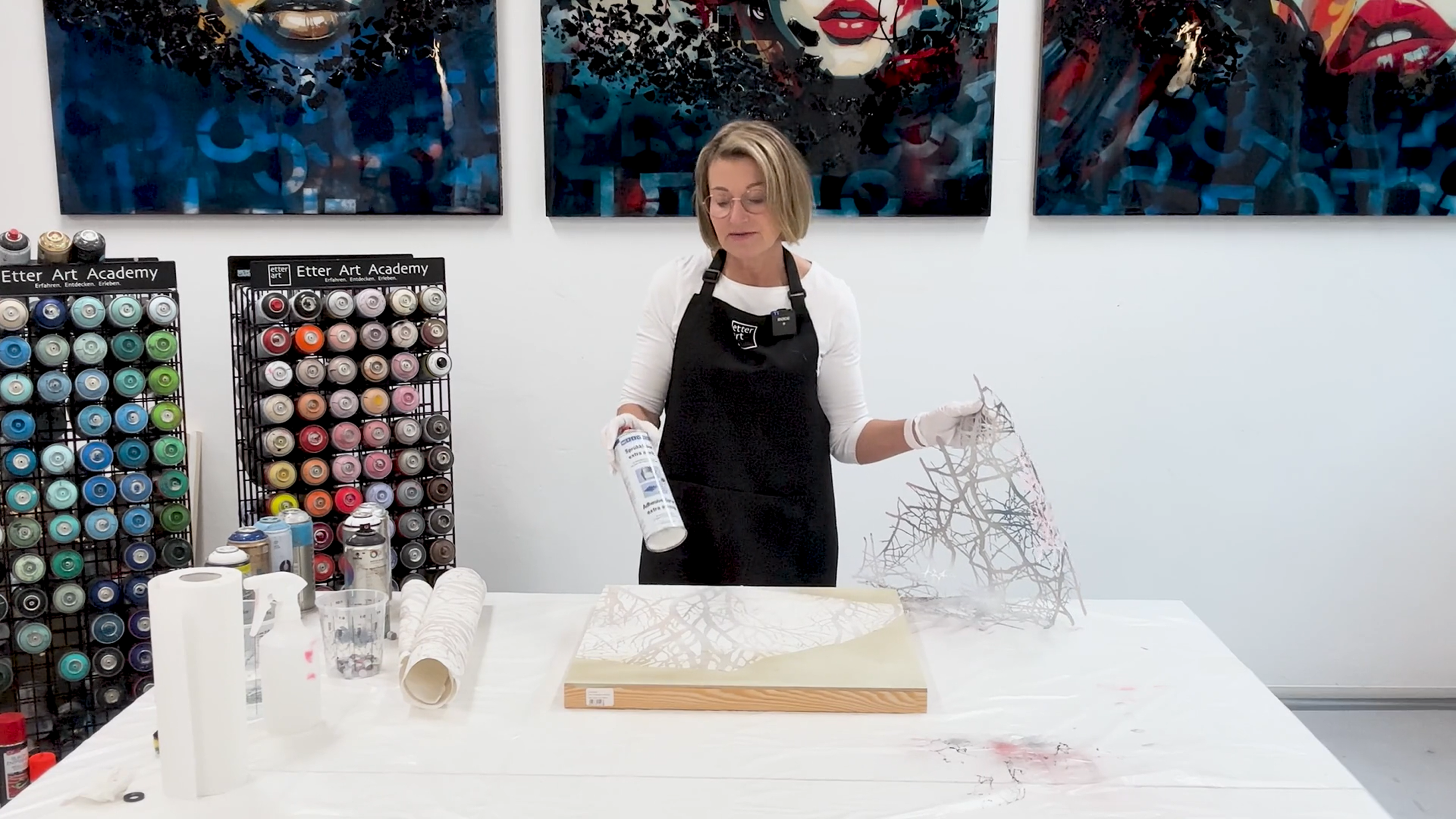 „How to Stencil Art“: Technik-Onlinekurs für Kunst mit Schablonen